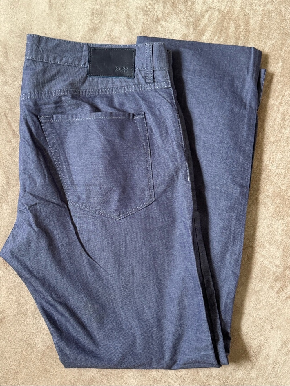 HUGO BOSS Blue Pants Trousers Men Size W36 L34